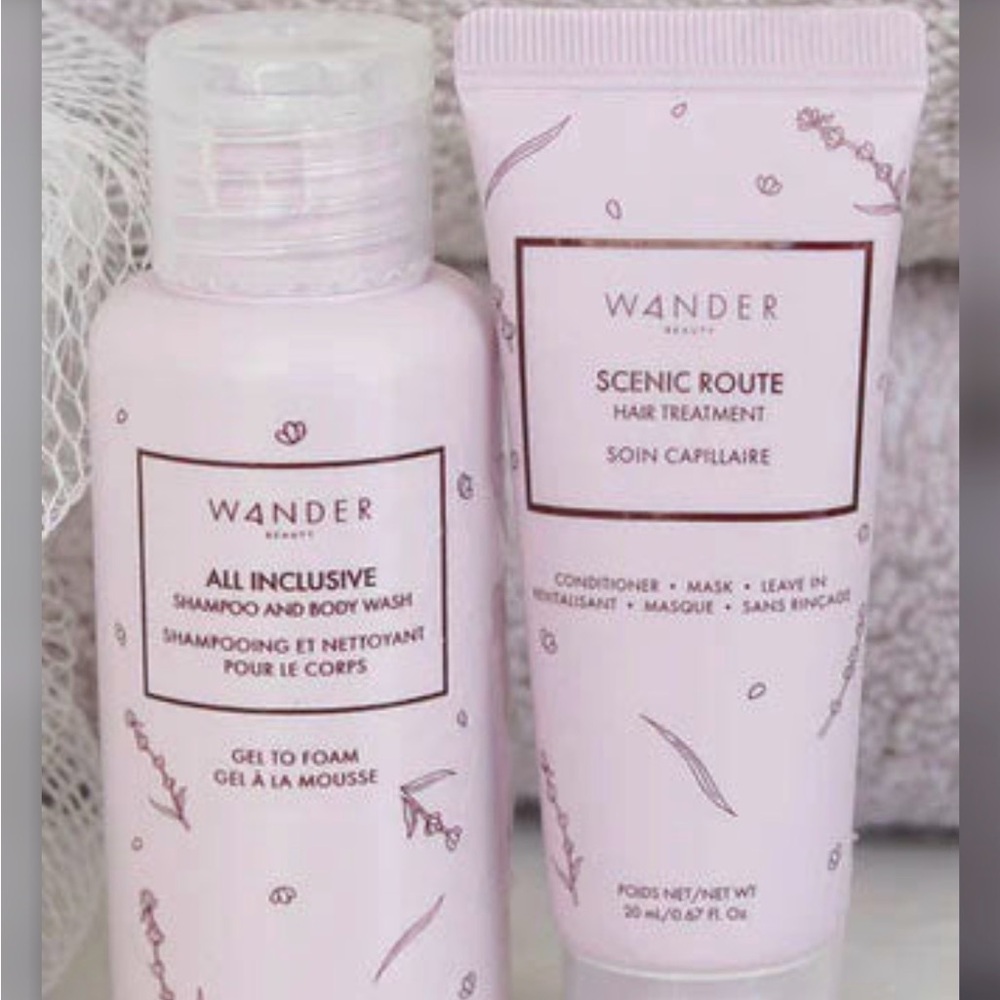 Wander Beauty Hair Care Duo in Soft Pink - Picture 2 of 3